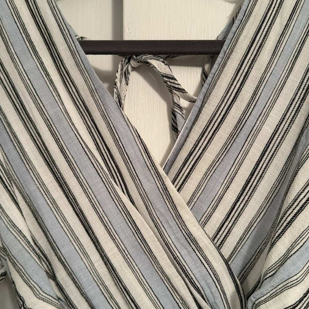 Blue Rain striped romper - Picture 4 of 4